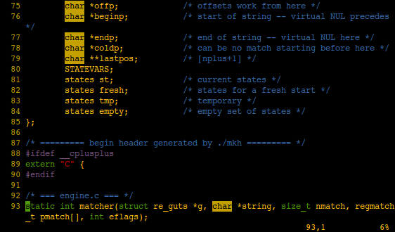 :set hlsearch :set hlsearch